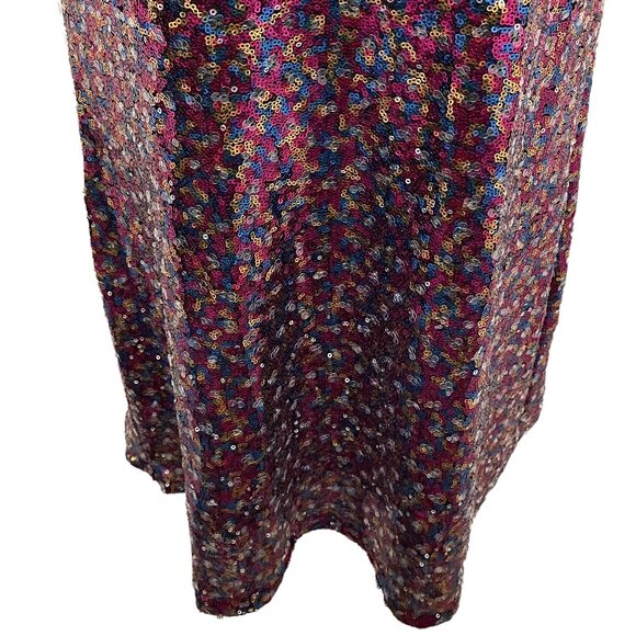 NWT Three Pink Hearts Sequin Dress Size: XL - Picture 3 of 9